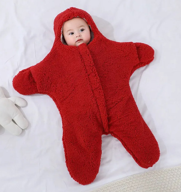 Starfish Baby Swaddle Quilt