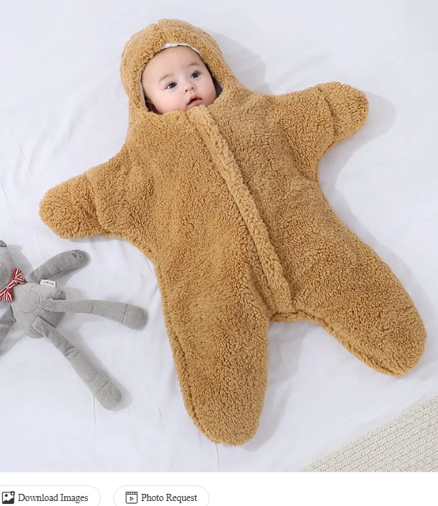 Starfish Baby Swaddle Quilt